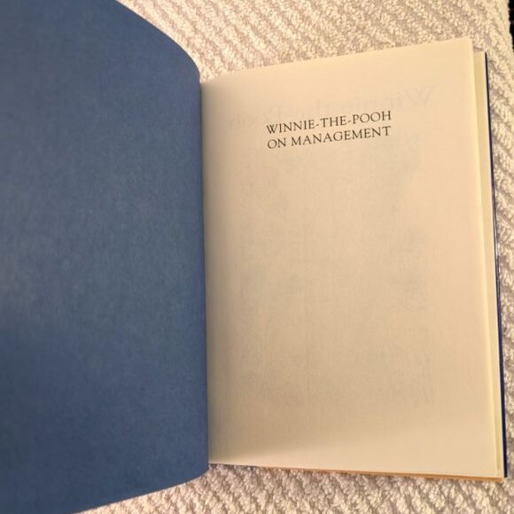 Winnie-the-Pooh on Management By: Roger E. Allen Small Hardcover Book 1994 - Picture 4 of 6